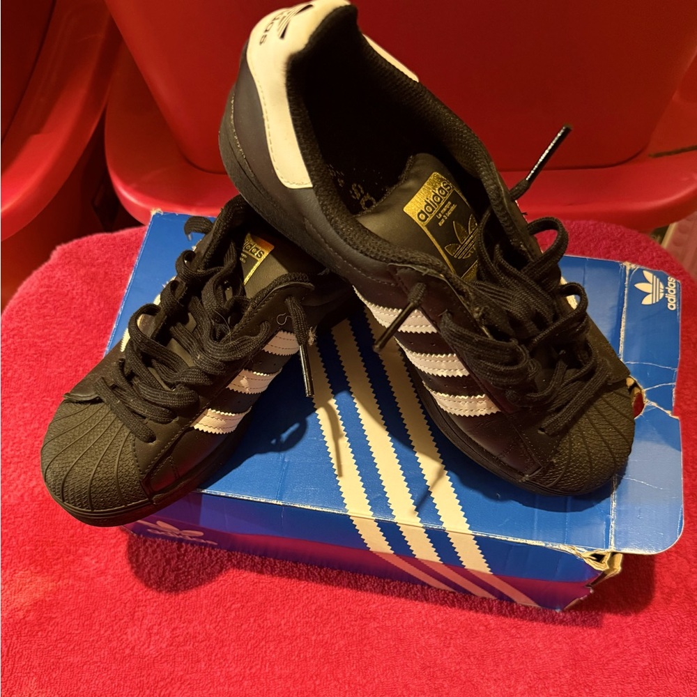 Adidas Black and White Sneakers